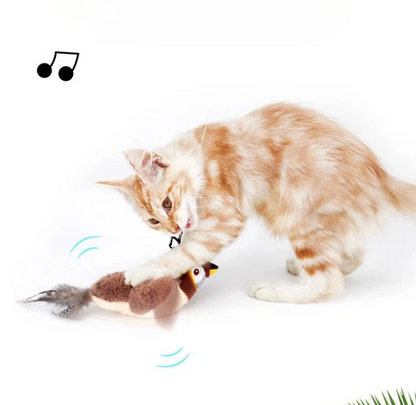 Interactive Chirping Bird Cat Toy
