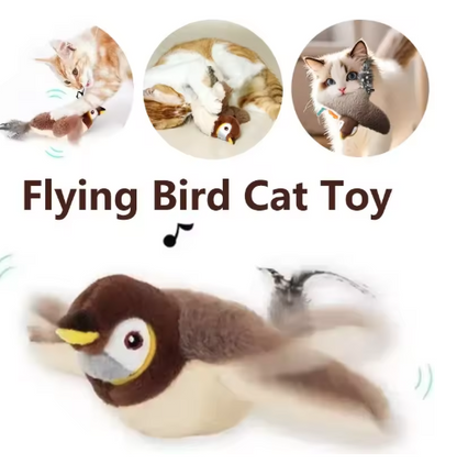 Interactive Chirping Bird Cat Toy