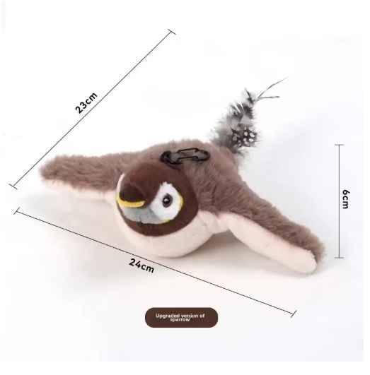 Interactive Chirping Bird Cat Toy