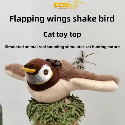Interactive Chirping Bird Cat Toy